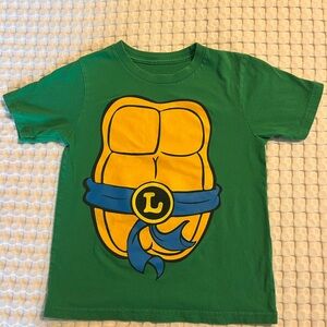 Nickelodeon Green and Yellow TMNT Short Sleeve Tee